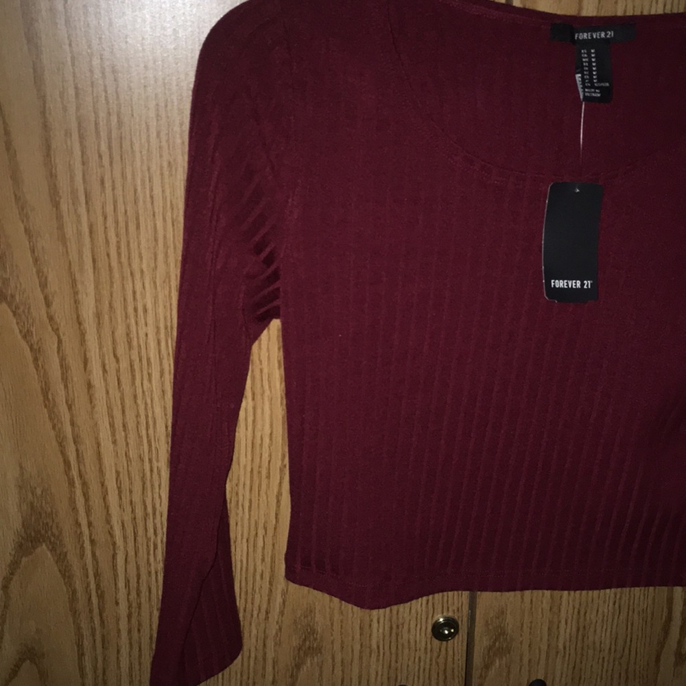 NWT Marion Ribbed Crop Top - Picture 4 of 5